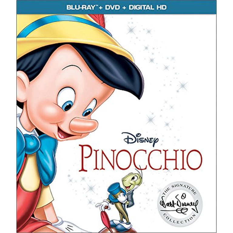 Disney's Pinocchio - Animated Blu-ray & DVD Movie for Kids