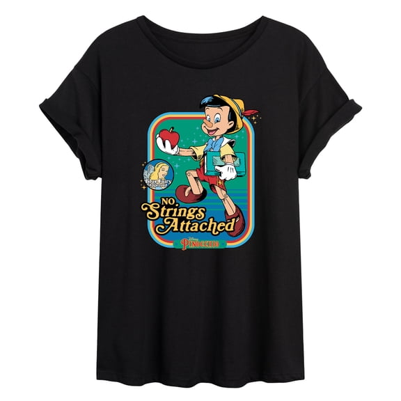 Pinocchio - No Strings Attached - Juniors Ideal Flowy Muscle T-Shirt