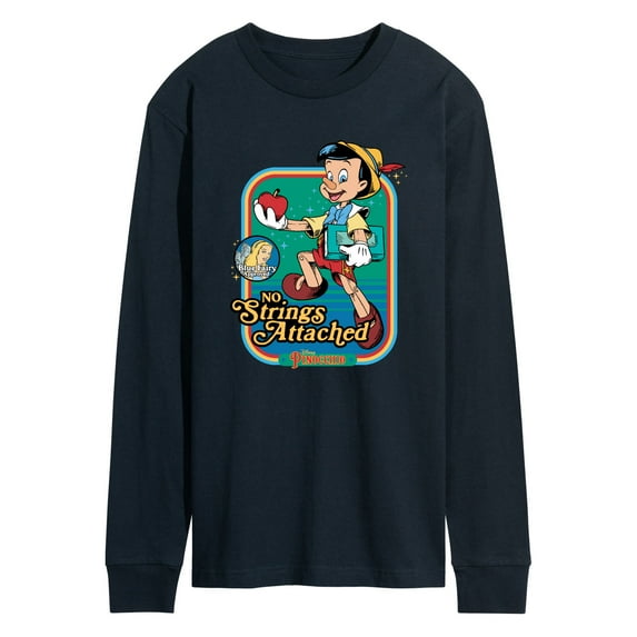 Pinocchio - No Strings Attached - Men's Long Sleeve T-Shirt