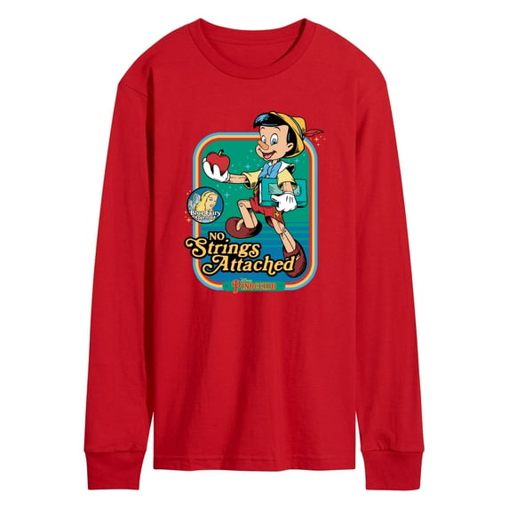 Pinocchio - No Strings Attached - Men's Long Sleeve T-Shirt