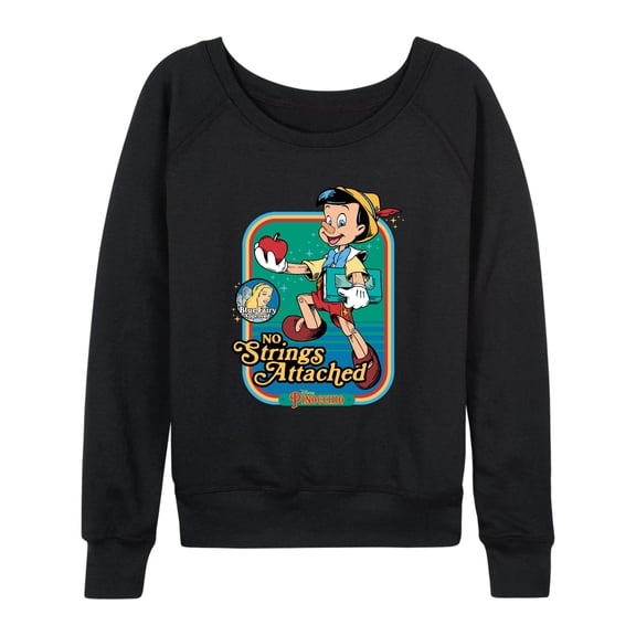 Pinocchio - No Strings Attached - Women's Lightweight French Terry Long Sleeve Shirt