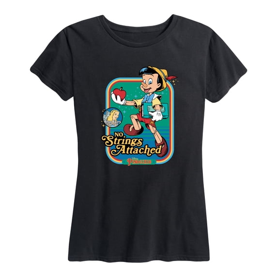 Pinocchio - No Strings Attached - Women's Short Sleeve Graphic T-Shirt