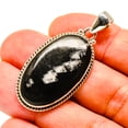 thumbnail image 1 of Pinolith Jasper Pendant 1 3/4" (925 Sterling Silver)  - Handmade Boho Vintage Jewelry PD757393, 1 of 2