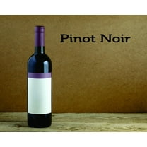 Pinot Noir Boredaux Cabernet Sauvignon Syrah Chablis Merlot Shiraz Champagne Malbec Winery Spirits Vineyard Grapes Grapevine Ruby Red Decorating Ideas Girl Wall Decal - Size: 10 Inch x 34 Inch