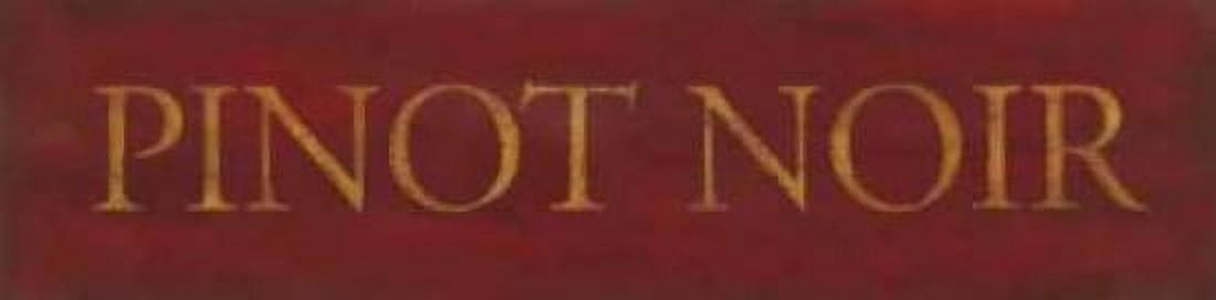 Pinot Noir Canvas Art - Stephanie Marrott (8 x 24)