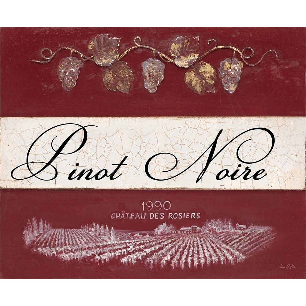Pinot Noire Cellar Reserve Poster Print by Arnie Fisk (24 x 18