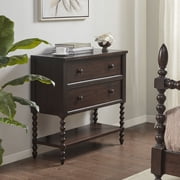 Pinovk 2 Drawer Accent Chest Morocco Brown