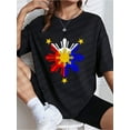 thumbnail image 1 of Pinoy Filipino Philippine Flag Sun T-Shirt, 1 of 4