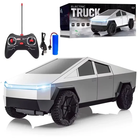 Pinpoint Electric RC Remote Control truck, USB Rechargeable Battery, LED light, Model CYBER