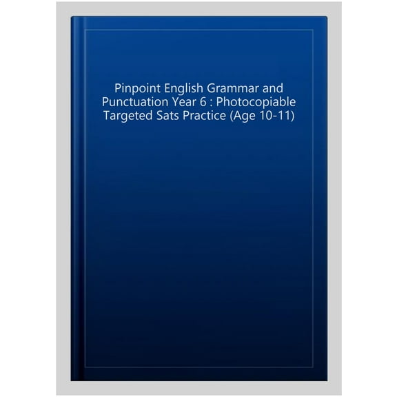 Pinpoint English Grammar And Punctuation Year 6