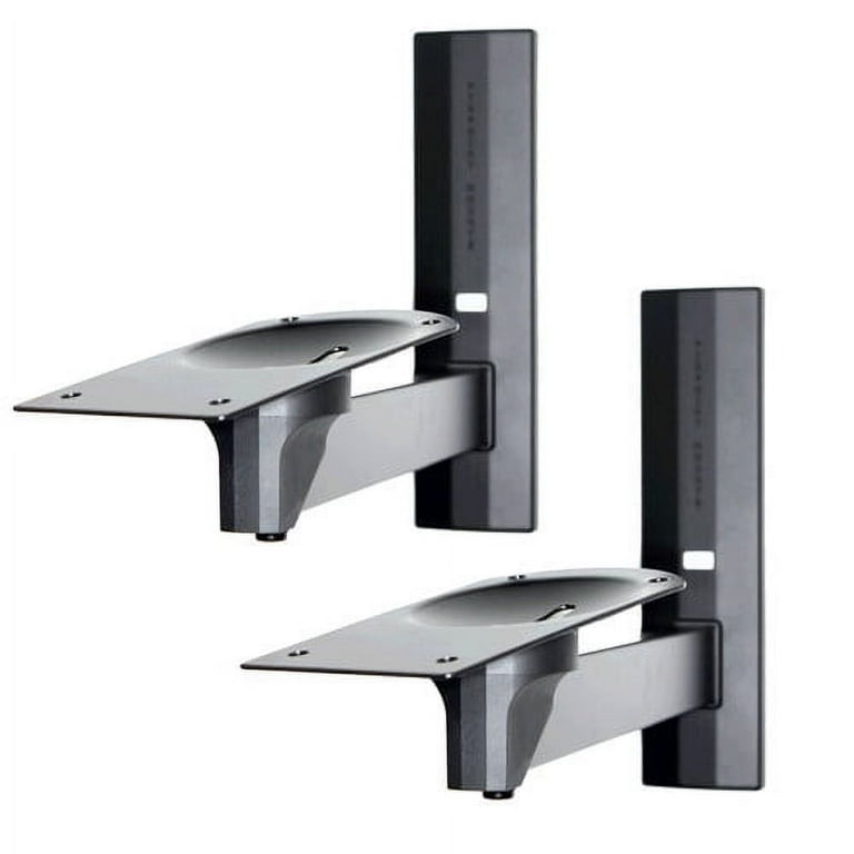 Pinpoint Mounts Platform Bookshelf Speaker Wall Mount (Set of