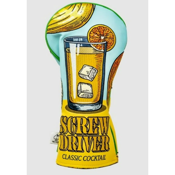 Pins & Aces Screwdriver Driver Headcover (Multi) Golf 2025 NEW