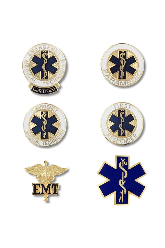 Pins - EMT, Paramedic, First Responder