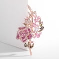thumbnail image 1 of Pins Korea Heavy Industries Micro-Inlaid Color Zirconium Corsage Temperament Flower Zircon Pin Dinner Dress Accessories Rose Brooch Women, 1 of 9