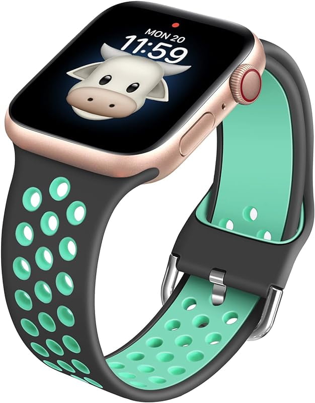 Pinsai for kids Apple Watch band waterproof silicone strap
