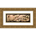 thumbnail image 1 of Pinsard, Laurent 24x11 Gold Ornate Wood Framed with Double Matting Museum Art Print Titled - Galets II, 1 of 4
