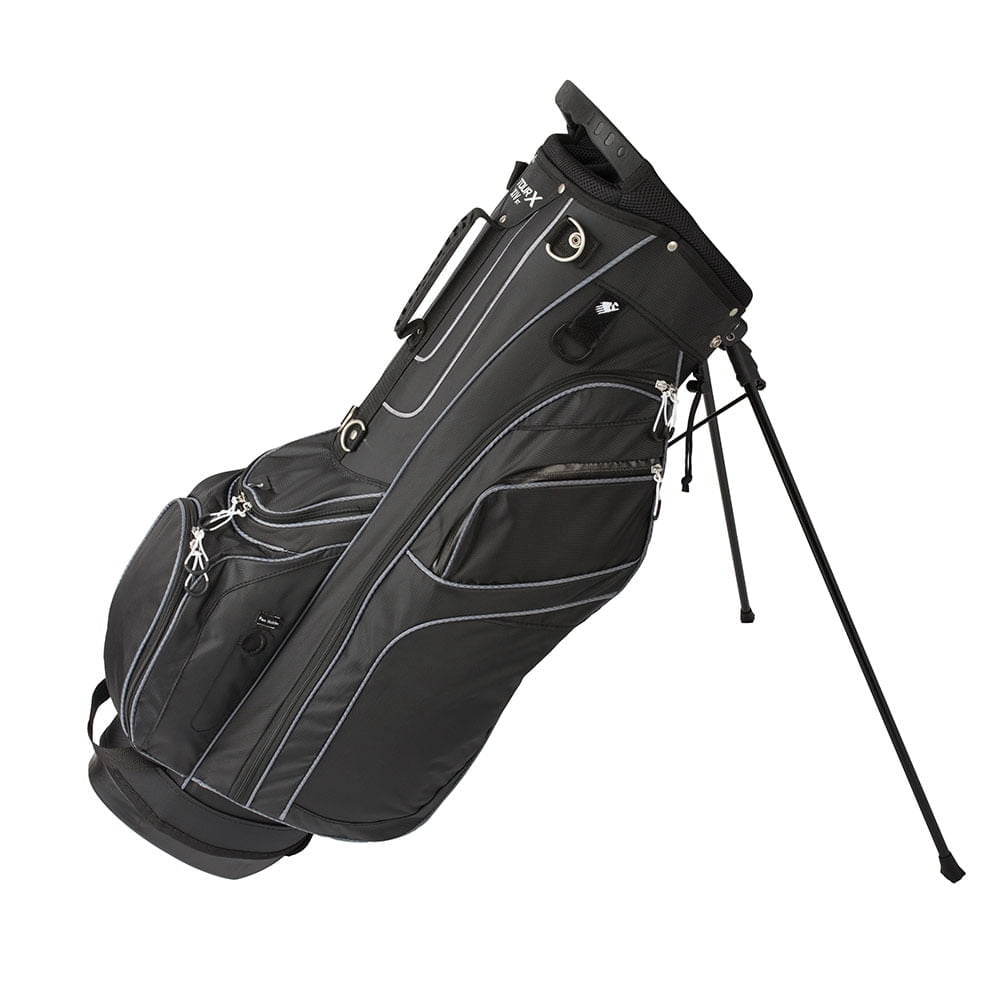 Pinseeker Tour X Org XIV ST Black Charcoal Stand Golf Bag