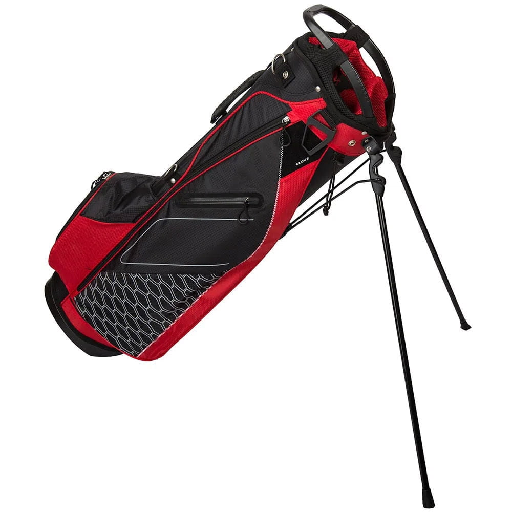 Pinseeker Tour X Premier Black Red Stand Golf Bag