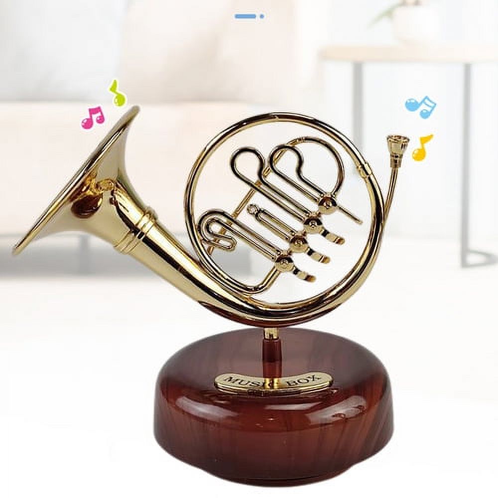 Pinshui rotating plastic music box, creative music box classical music