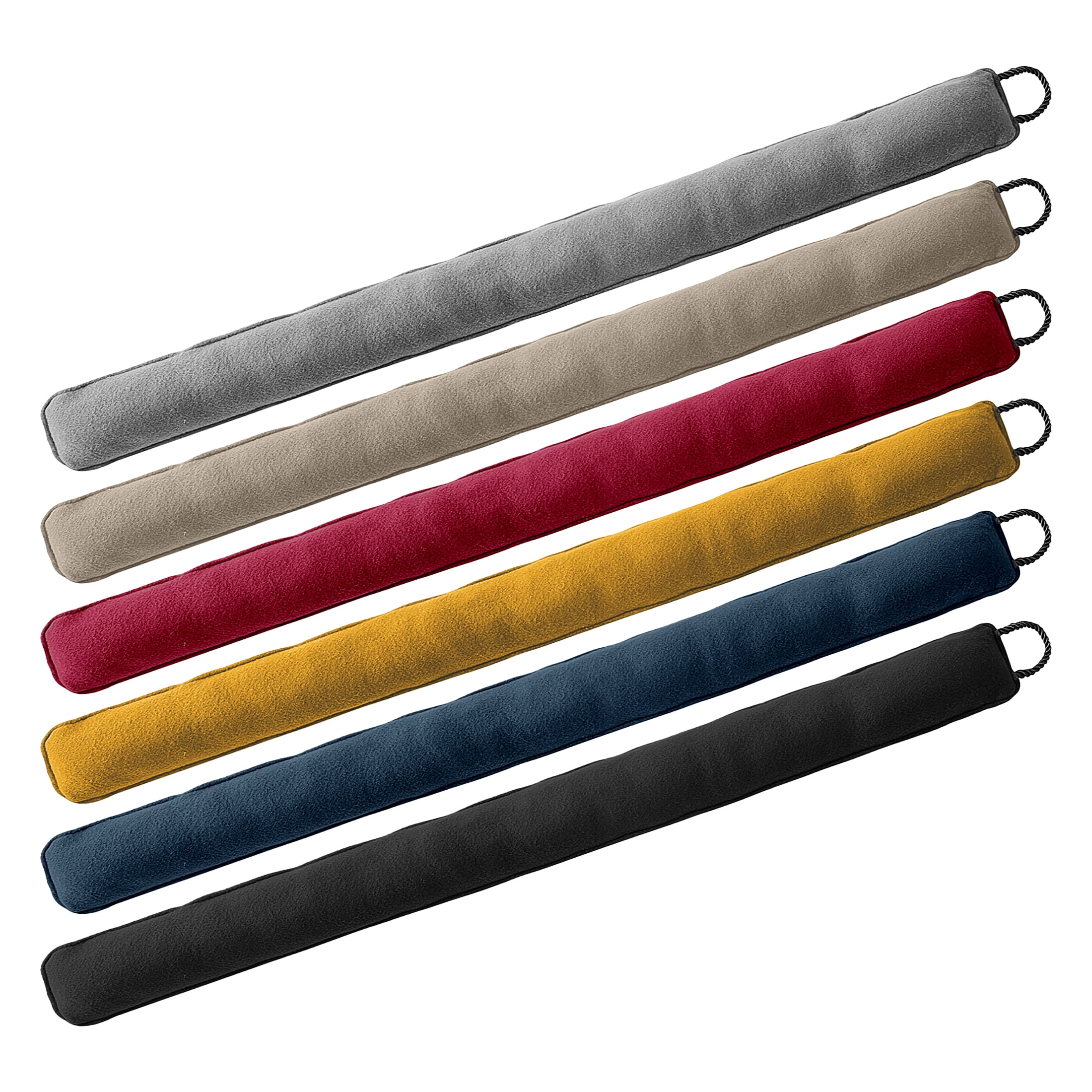 Pinsonic Suede Weighted Door and Window Breeze Draft Blocker Size 3"/36