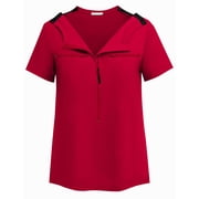 Pinspark Chemo Shirts for Port Access Women Short Sleeve - Best Gift for Cancer Patients Chemotherapy Must Haves