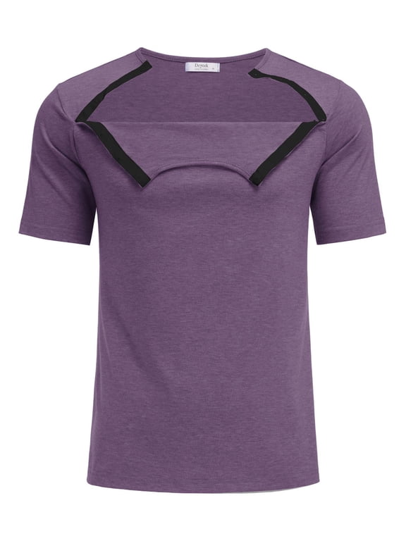 Chemo for Shirt Port Access Chemotherapy Must Haves Tear Away Side Snap Short Sleeve Post Shoulder Surgery Shirts