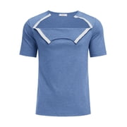 Pinspark Chemo for Shirt Port Access Chemotherapy Must Haves Tear Away Side Snap Short Sleeve Post Shoulder Surgery Shirts