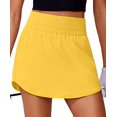 thumbnail image 1 of Pinspark Golf Skirts for Women High Waist Tennis Skirt Quick Dry Pickleball Skort Lightweight Athletic Skorts with Pockets, 1 of 6