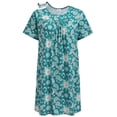 thumbnail image 1 of Pinspark Hospital Gowns Open Back for Women Bedridden Nightgowns Back Opening Short Sleeve Post Surgery Tear Away Adaptive Dresses, 1 of 6