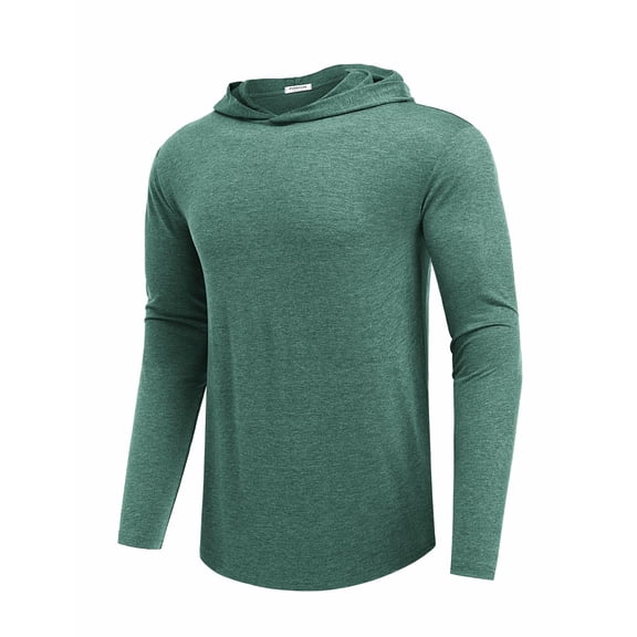 Pinspark Lightweight Pullover Hoodies for Men Long Sleeve Hoodie for Golf Gym Workout Athletic Sweatshirt