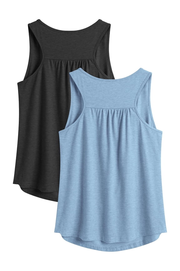 Tank Top for Women Sleeveless Workout Tops Racerback Gym Yoga Running Tanks Sleeveless Athletic Shirts