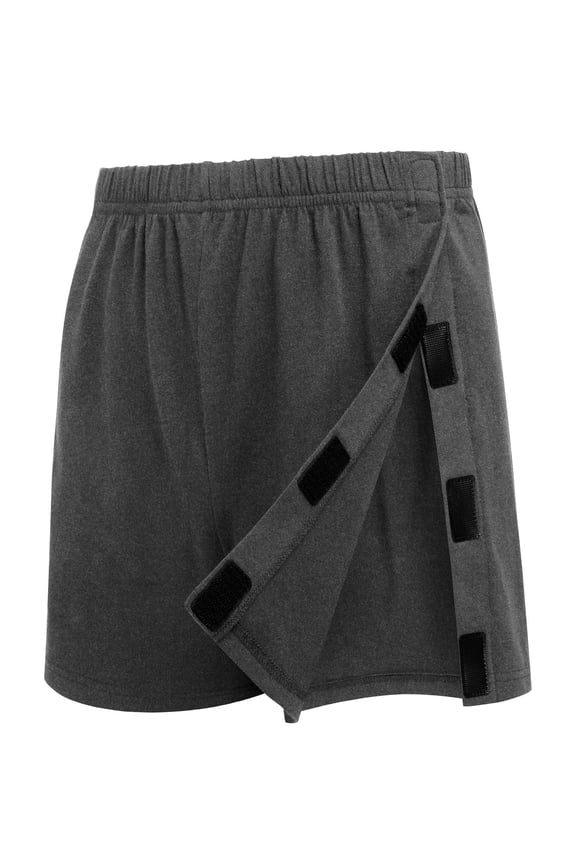Unisex Tear Away Shorts Side Snap on Mens Post Surgery Shorts Knee Surgery Must Haves After Hip Surgery Gifts
