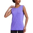 thumbnail image 1 of Pinspark Women Sports Shirts Sleeveless Athletic Shirt Lightweight Workout Gym Tank Tops Lounge Yoga Activewear, 1 of 6