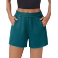 thumbnail image 1 of Pinspark Women's Sweat Shorts High Waisted Comfy Lounge Short Summer Athletic SweatShorts Sportswear with Pockets, 1 of 6
