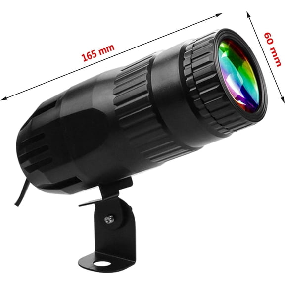 Pinspot LED DJ Effect Light, Mini RGBW LED Beam Spot Lights, Pinspot Light with Remote Spotlight Stage Effect Lighting for DJ Disco Party Bar Club Show Wedding
