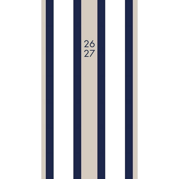 Pinstripe 2-Year 2026-27 3.5" x 6.5" Monthly Pocket Planner