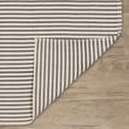 thumbnail image 1 of Pinstripe Navy/Ivory Handwoven Indoor/Outdoor Rug, 4' x 6', 1 of 5