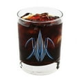 thumbnail image 1 of Pinstriped Rocks Glass, Red, 1 of 11