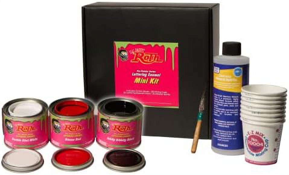 Pinstriping 3 Color Lettering Enamel Kit (Official)