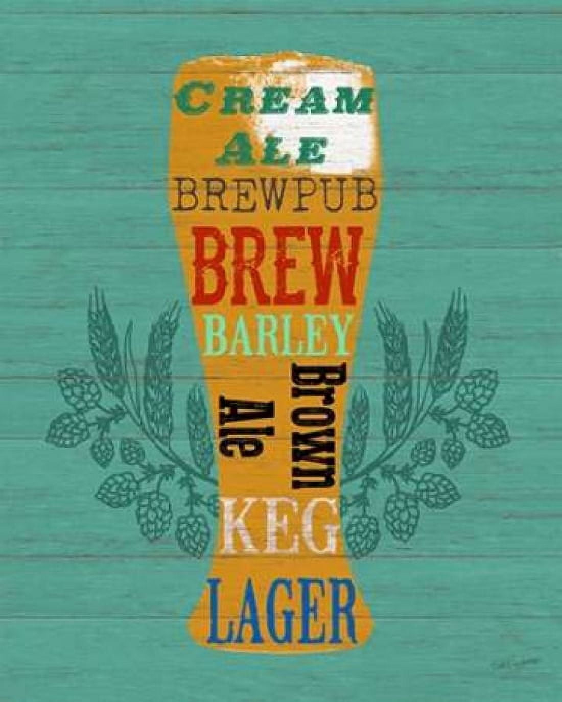 Pint Glass Of Beer Canvas Art - Sam Appleman (20 x 24)