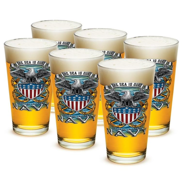 Muffin Top Nucleated Beer Glasses - Pint Glass - Cider, Soda, Tea (Muffin  Top Logo Single Glass)