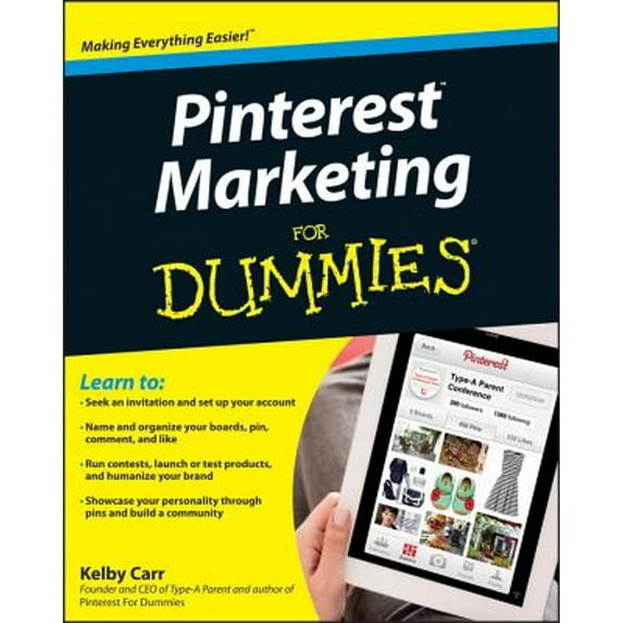 Pinterest Marketing for Dummies (Paperback) by Kelby Carr