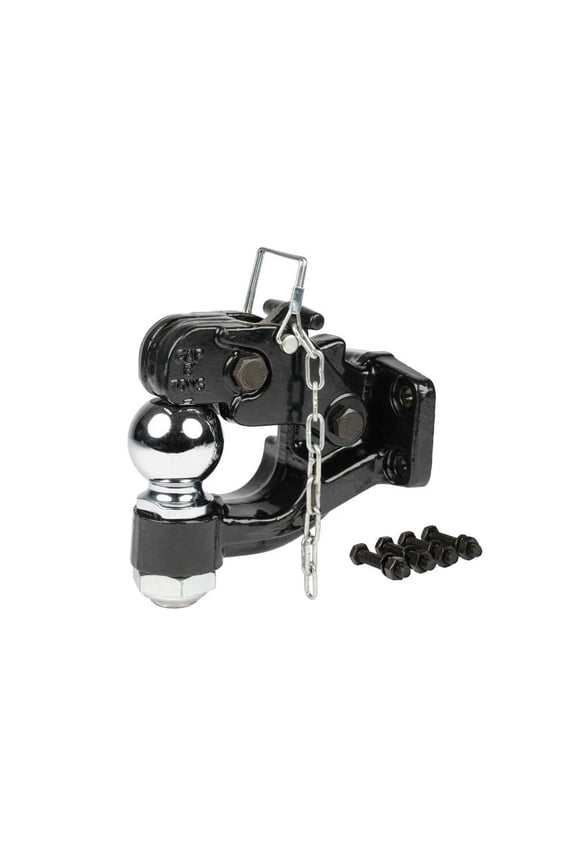 Pintle Hitch with 2-5/16-Inch Trailer Ball & Towing Parts & Sets 8 Ton Tow Capacity