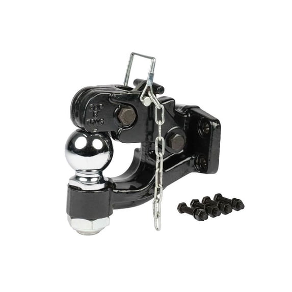 Mytee Products Pintle Hitch with 2-5/16-Inch Trailer Ball & Towing Parts & Sets 8 Ton Tow Capacity
