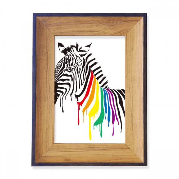 Pinto LGBT Rainbow Color Pattern Photo Frame Exhibition Display Art Desktop Painting