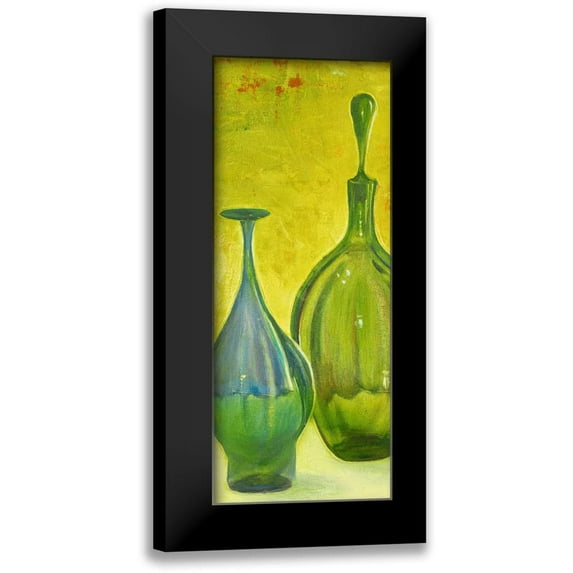 Pinto, Patricia 10x18 Black Modern Framed Museum Art Print Titled - Murano Glass Panel II