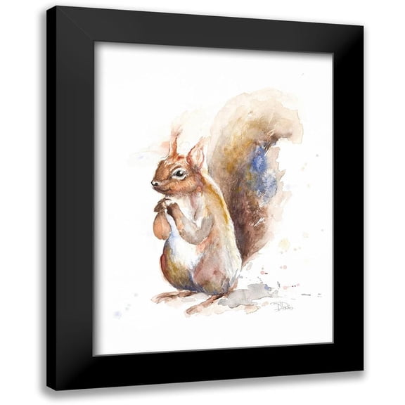 Pinto, Patricia 11x14 Black Modern Framed Museum Art Print Titled - Squirrel