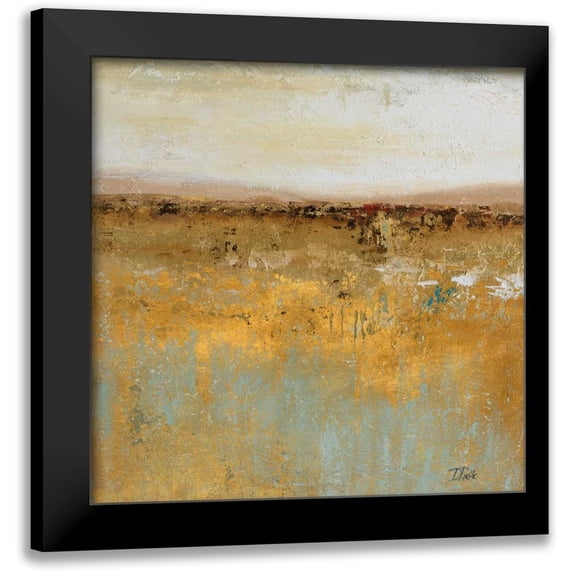 Pinto, Patricia 12x12 Black Modern Framed Museum Art Print Titled - Antique Gold Contemporary II