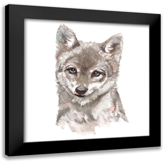 Pinto, Patricia 12x12 Black Modern Framed Museum Art Print Titled - Baby Wolf