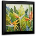 thumbnail image 1 of Pinto, Patricia 12x12 Black Modern Framed Museum Art Print Titled - Bird of Paradise I, 1 of 5